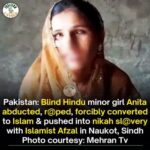 This time a blind minor Hindu girl